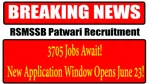 RSMSSB Patwari Recruitment 2025